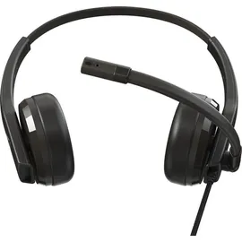 Creative Labs Creative HS-230 USB- & 3,5-mm-On-Ear-Headset mit Geräuschunterdrückendem Mikrofon, Integrierter Stummschaltung/Lautstärkeregelung, Plug-and-Play für Videokonferenzen