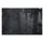 Tulup Glasplatte Rechteck 120 x 80 x 0,4 cm Schwarz
