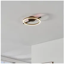 EGLO 901113 - Dimmbare LED-Deckenleuchte AMANDOLO LED/17W/230V Schwarz, - FB - Schwarz