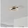 EGLO 901113 - Dimmbare LED-Deckenleuchte AMANDOLO LED/17W/230V Schwarz, - FB - Schwarz