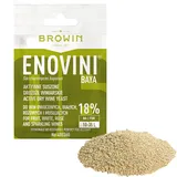 Browin 400360 Hefe Enovini Baya, Weinhefe, Weißwein, Aktive getrocknete Weinhefe, Enovini® Baya - für Weiß- und Roséweine - 18% auf 10-35 L Cuvée - ideal für „Neustart“ der Gärung 7g
