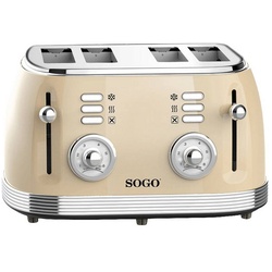 Sogo Toaster 4-Scheiben-Toaster Eternal Retro Serie
