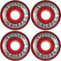 Labeda Gripper Rollhockey-Rollen, Rot, 72 mm, 76A, 4 Stück