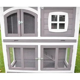 nanook shop Kleintierkäfig Murmel 110 x 52 x 108 cm taupe / weiss