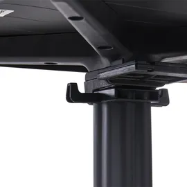 Beliani Bartisch 60 x 60 x 111 cm Schwarz