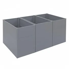 Proregal Hochbeet 150 x 77 x 100 cm Grau