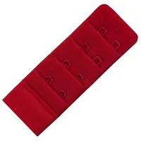 Miss Perfect Wow 2 Go BH Verlängerung 2 Haken Rot BH Verschluss Erweiterung Bra Extender 3 cm Breite - Einheitsgröße