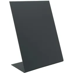 Securit® Tischkreidetafel im L-Format A5, mit matter Vorder- und glänzender Rückseite, stapelbar, 3er Set 21,5x15x8,5cm | 0,3kg