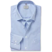 Marvelis Langarmhemd gestreift Blau 42
