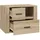 vidaXL Nachtschrank Sonoma-Eiche 60 x 36 x 45 cm Braun