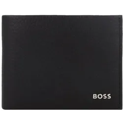 Boss New Crosstown Geldbörse RFID Schutz Leder 10 cm  schwarz