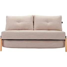 Innovation Living Schlafsofa Polyester 2-Sitzer Beige