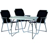 FineHome 4-teiliges Campingmöbel Set 70x50x59cm-DMC330870+3xDPO2600S