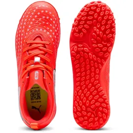 Puma Future 9 Play TF Kinder glowing red/puma white/puma black/puma silver 35