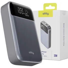 allity APB-200 PD, QC 33W 10000 mAh USB Quick Charge LiPo USB-A, USB-C® Grau