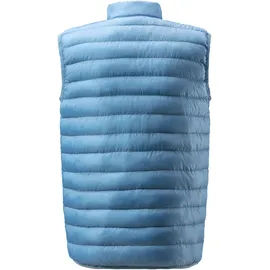 H.I.S. Steppweste H.I.S, Herren, Gr. L (52/54), blau (hell blau), Obermaterial: 100% Polyester. Futter: 100% Polyester, unifarben, Basic, Westen Steppweste, leicht und gut zu verstauen