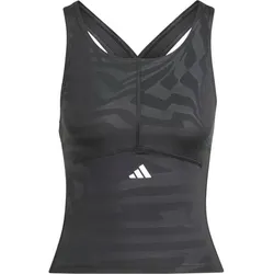 ADIDAS Damen Top Techfit Printed Crop Training, BLACK, M