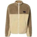 Karl Kani Signature Rubber Patch Teddy Zip Jacket beige S