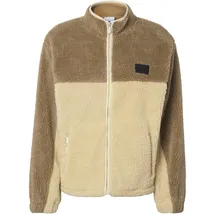 Karl Kani Signature Rubber Patch Teddy Zip Jacket beige S
