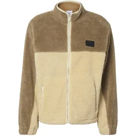 Karl Kani Signature Rubber Patch Teddy Zip Jacket beige S
