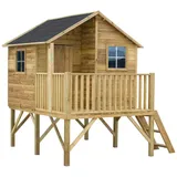 4iq group Spielhaus JERZYK 247 x 233 x 250 cm Holz