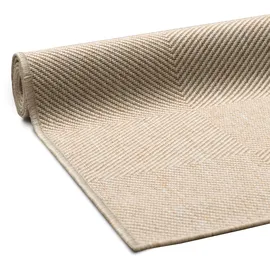 OTTO home Teppich OTTO HOME "Anna, auch als Läufer erhältlich" Gr. 11, beige, B:67cm H:3mm L:230cm, Kunstfaser, Teppiche, Teppich, In- und Outdoor geeignet, Sisal-Optik, Wetterfest & UV-beständig