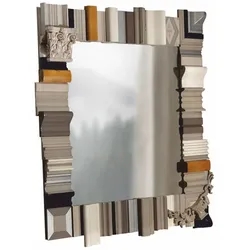 Casa Padrino Luxus Designer Spiegel Bunt 135 cm - Luxus Designer Möbel