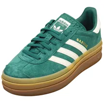 Adidas Gazelle Bold Collegiate Green / Off White / Gold Metallic 38