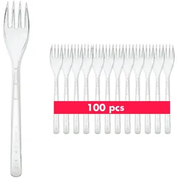 SP BERNER KITCHENWARE Pack 100 Wiederverwendbare Gabeln