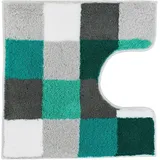 KLEINE WOLKE Caro Petrol 70 x 120 cm