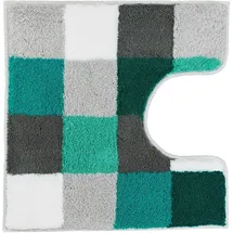 KLEINE WOLKE Caro Petrol 70 x 120 cm