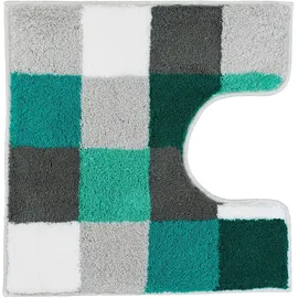KLEINE WOLKE Caro Petrol 70 x 120 cm