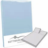 BettwarenShop Spannbettlaken Baumwolle-Elasthan 180 x 200 - 200 x 220 cm weiß