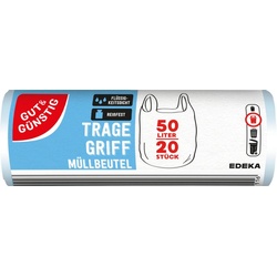 GUT&GÜNSTIG Müllbeutel 50,0 l transparent
