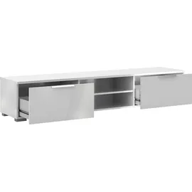CaliCosy Match TV-Board 172,7 cm Höhe 33 cm Weiß Metall/Spanplatte/Holzwerkstoff