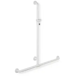 HEWI Serie 477/801 Duschhandlauf mit verschiebbarer Brausehalterstange