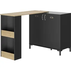 Gami Bartisch Manchester 94 x 93 x 45 cm Schwarz