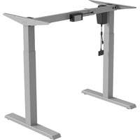 Ergo Office Sitz-Steh-Schreibtisch Tischgestell Elektrisch Höhenverstellbarer Grau