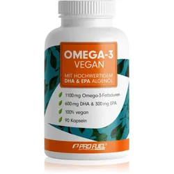 ProFuel Omega 3 Vegan Nahrungsergänzungsmittel für Ihr Wohlbefinden 90 KAP