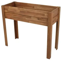 Hochbeet Pflanzkübel Blumenkasten Pflanzkiste Kräuterbeet Holz mit Vlies-Einlage