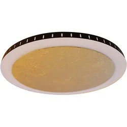 Eco-Light LED-Deckenleuchte MOON Alu, Eisen, Stahl & Metall Gold 30 cm