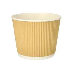 Papstar Ripple Wall ToGo-Suppenbecher 89331 , 1 Karton = 20 Packungen à 25 Stück, 998ml