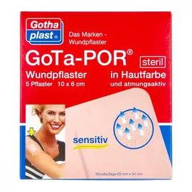 gotha plast Gota-Por Wundpflaster steril 60 x 100 mm hautfarben 5 St.
