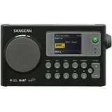 Sangean WFR-27C tragbares Internetradio (DAB+/UKW-Tuner, WLAN, UPnP/DMR Music Streaming, Netz-/Batteriebetrieb, Weckfunktion, Dual-Alarm) schwarz