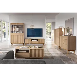 ax living Vitrine Santarco W2D 106 x 0 x 183 cm Braun