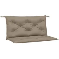 vidaXL Gartenbank-Auflagen 2 Stk. Taupe 100x50x7 cm Oxford-Gewebe
