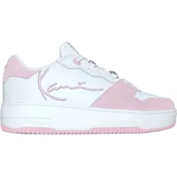 Karl Kani Damen Schuhe 89 Up Logo PRM 38,5 - Rosa/Weiß - 38,5