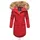 Navahoo Damen Warmer Wintermantel Winter Baumwollparka mit Kunstfell Rosinchen
