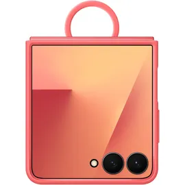 Samsung Galaxy Z Flip7 Silikonhülle mit Ringhalter rot