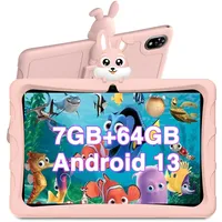 DOOGEE U9 Kid Kinder Tablet Android 13, 10 Zoll HD Augenschutz Kids Tablet, 7GB+64GB/TF 1TB Quad-Core, Kindersicherung, 5060mAh, WiFi 6, Dual-Kamera, Google GMS,Kinder-Tablet mit Schutzhülle